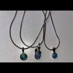 Delicate Mini Opal pendants